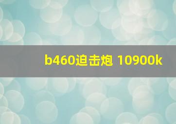 b460迫击炮 10900k